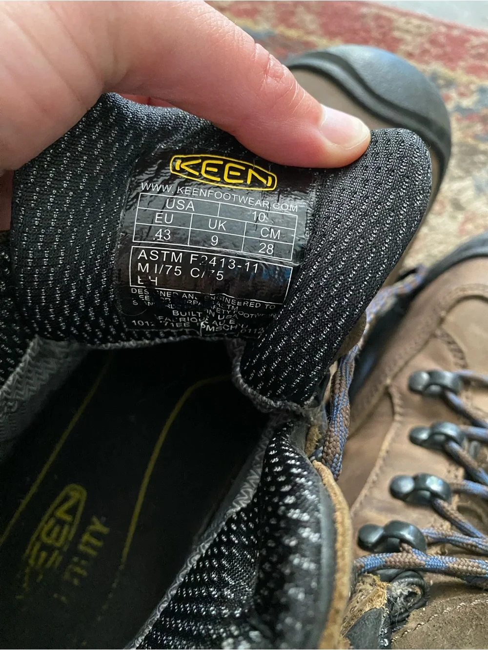 KEEN Brown Men's Waterproof Steeltoe  Work Boots